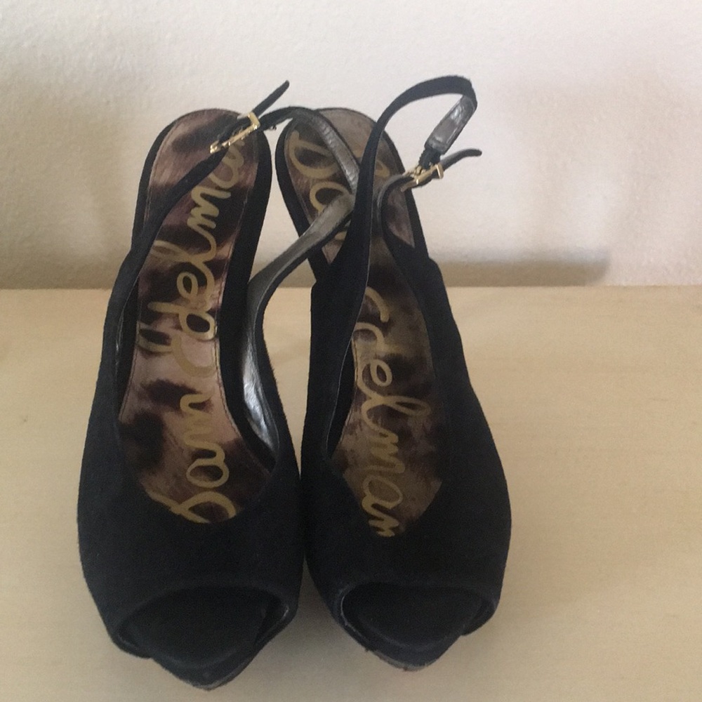 Woman size 7.5 Sam Edelman high heels sexy shoes